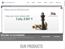 Tablet Screenshot of electroware.net